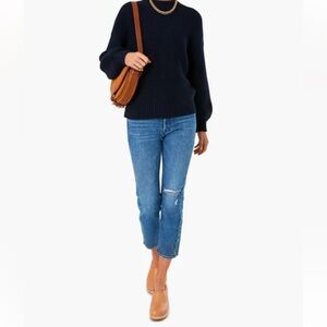 MOTHER The Tomcat high rise straight leg Jeans womens 27 blue denim